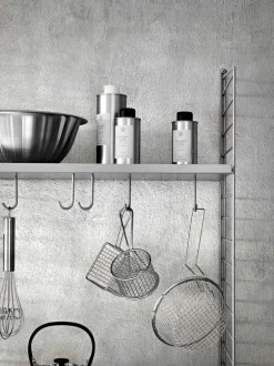 String Furniture String floor panels 200 x 30 cm, 2-pack, grey