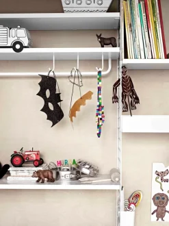 String Furniture String floor panel 200 x 30 cm, 1-pack, white