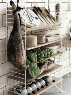 String Furniture String floor panel 200 x 30 cm, 1-pack, white