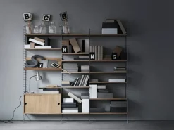 String Furniture String floor panel 200 x 30 cm, 1-pack, white