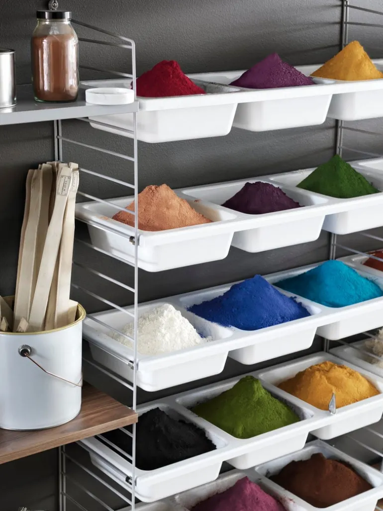 String Furniture String floor panel, 115 x 30 cm, 2-pack, white