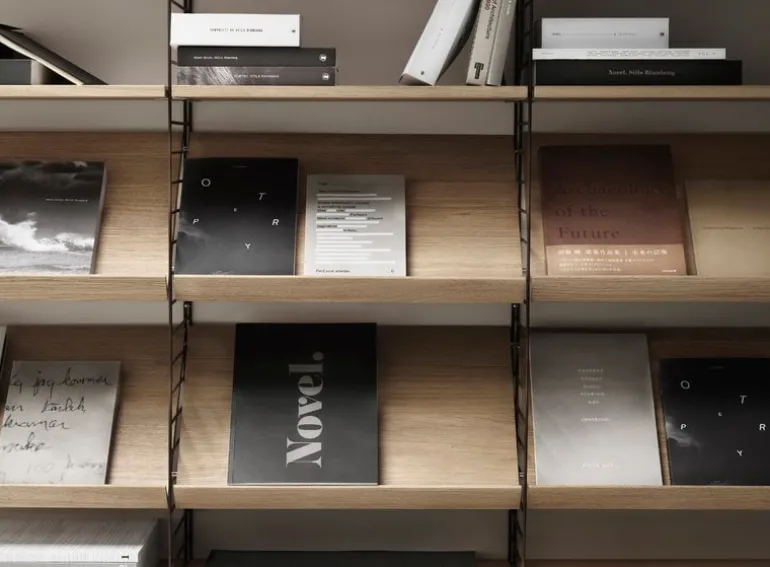 String Furniture String floor panel 200 x 30 cm, 2-pack, brown