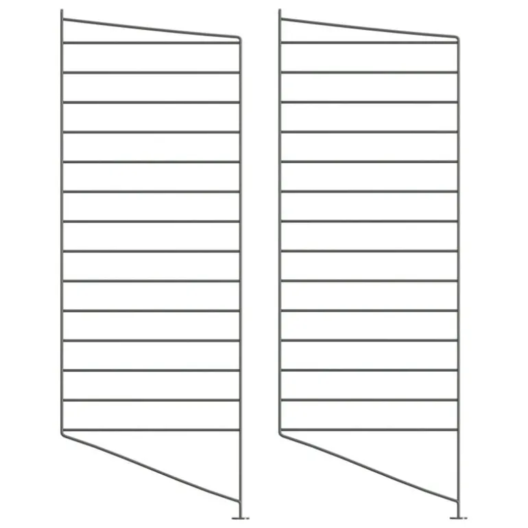 String Furniture String floor panel, 85 x 30 cm, 2-pack, dark grey