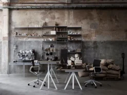 String Furniture String folding table, white