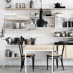 String Furniture String folding table, white