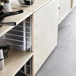 String Furniture String folding table, white