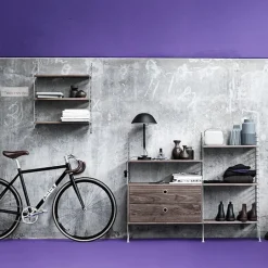 String Furniture String floor panel 85 x 30 cm, 2-pack, grey