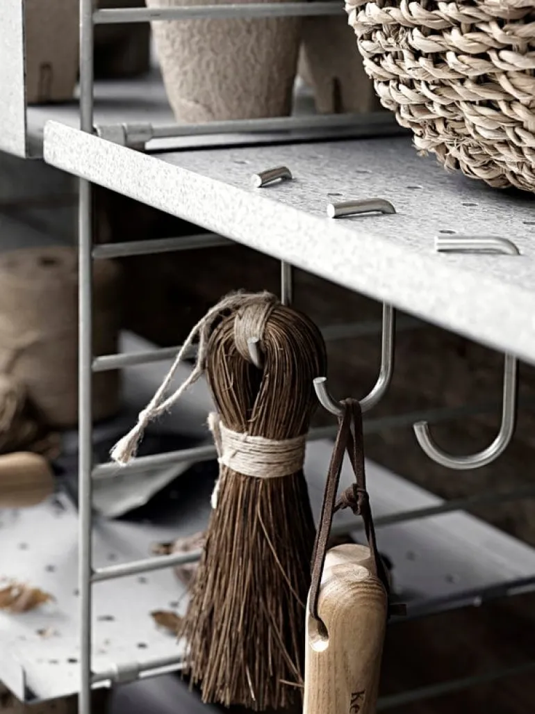 String Furniture String hooks for metal shelf, 5-pack, steel