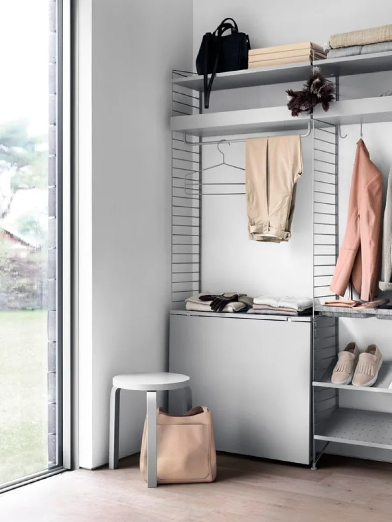 String Furniture String hanger set, 4 pcs, grey