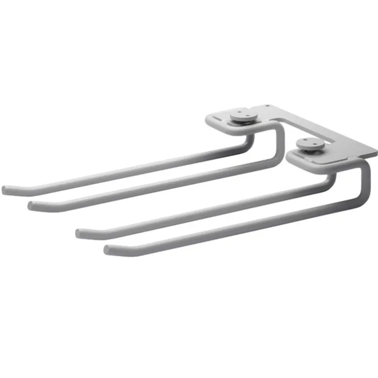 String Furniture String hanger rack 20 cm, 2-pack, grey
