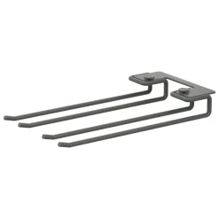 String Furniture String hanger rack 20 cm, 2-pack, dark grey
