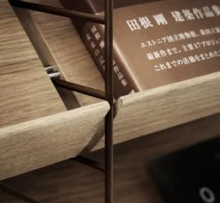 String Furniture String magazine shelf, 58 x 30 cm, oak