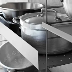 String Furniture String metal shelf, 58 x 30 cm, high, grey