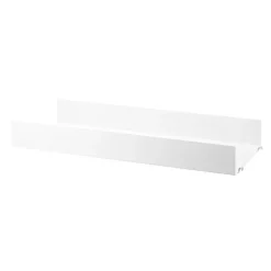 String Furniture String metal shelf 58 x 20 cm, high, white