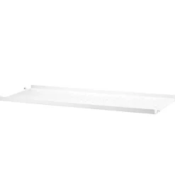String Furniture String metal shelf, 78 x 30 cm, low, white