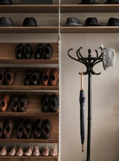 String Furniture String magazine shelf, 78 x 30 cm, walnut