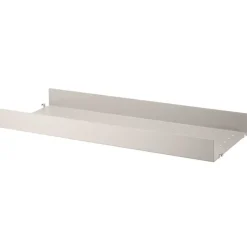 String Furniture String metal shelf 78 x 30 cm, high, beige