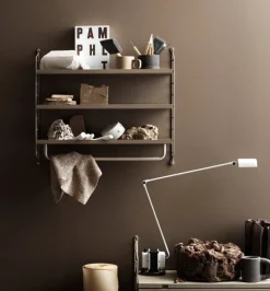 String Furniture String metal rod, 53 cm, beige