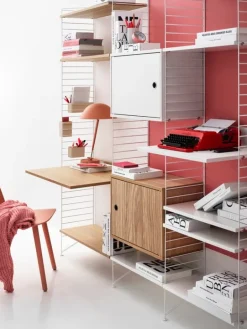 String Furniture String Media shelf, dark grey