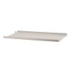 String Furniture String metal shelf 58 x 30 cm, low, beige