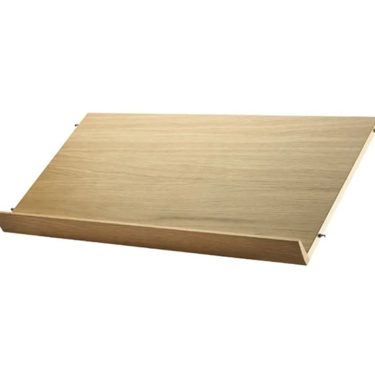 String Furniture String magazine shelf, 78 x 30 cm, oak