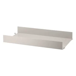 String Furniture String metal shelf 58 x 30 cm, high, beige