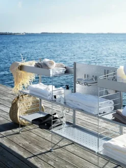 String Furniture String Outdoor floor panel 85 x 30 cm, 2-pack, galvanized