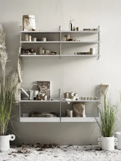 String Furniture String Outdoor side panel 50 x 30 cm, 1-pack, galvanized