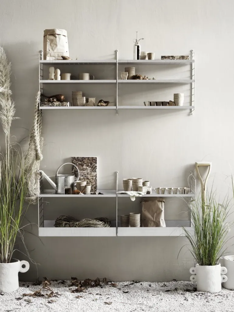 String Furniture String Outdoor side panel 50 x 30 cm, 1-pack, galvanized