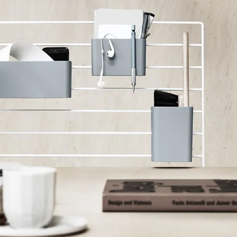 String Furniture String organizers, 3-pack, grey