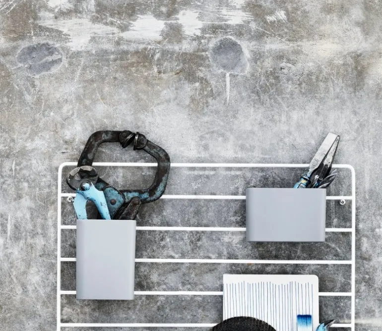 String Furniture String organizers, 3-pack, grey