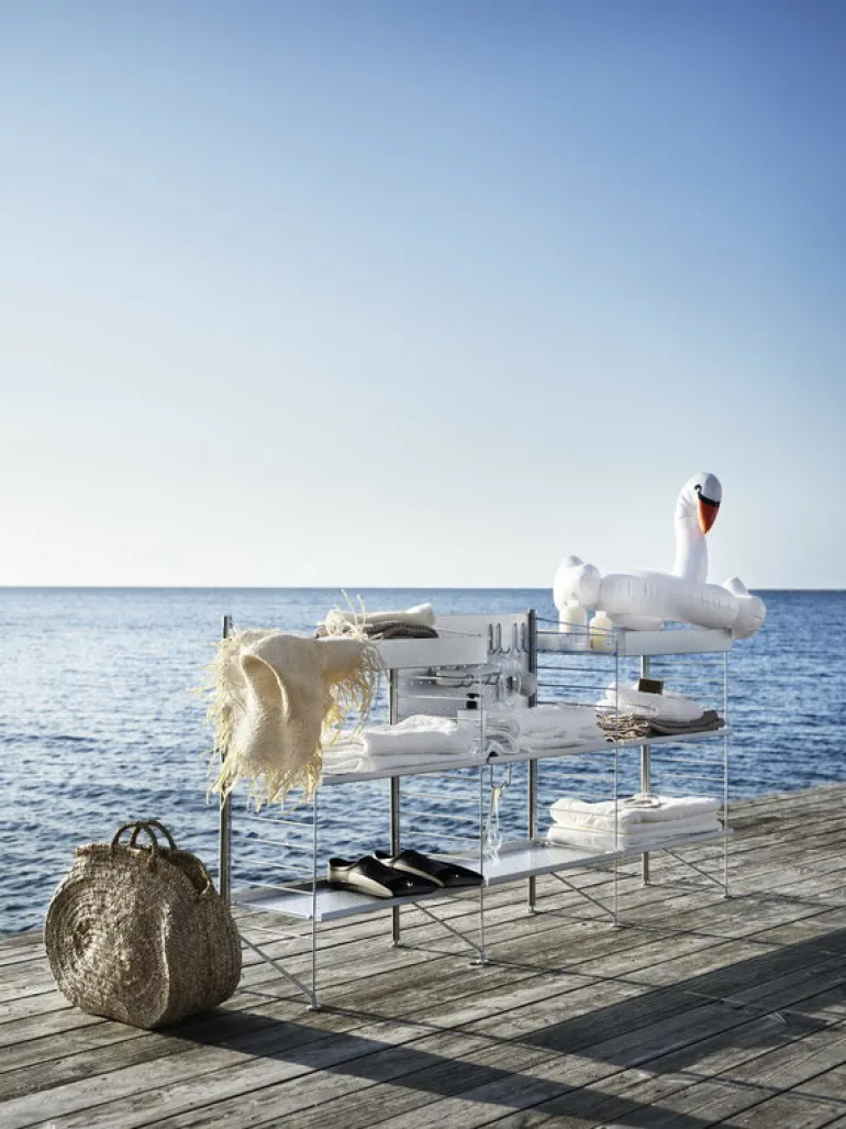 String Furniture String Outdoor floor panel 85 x 30 cm, 1-pack, galvanized