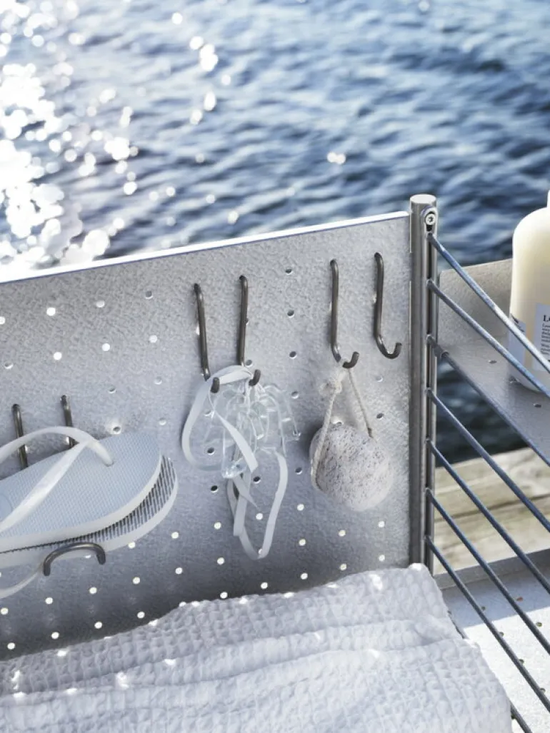 String Furniture String Outdoor floor panel 85 x 30 cm, 1-pack, galvanized