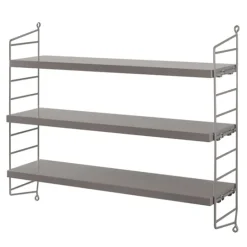 String Furniture String Pocket shelf, grey
