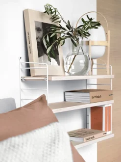 String Furniture String Pocket shelf, ash - white
