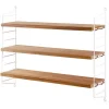 String Furniture String Pocket shelf, oak - white