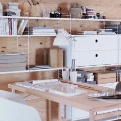 String Furniture String side panels 75 x 30 cm, 2-pack, white