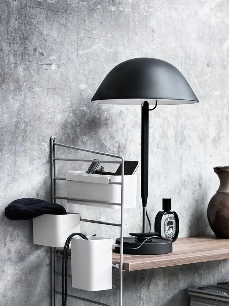 String Furniture String side panel 75 x 30 cm, 2-pack, grey