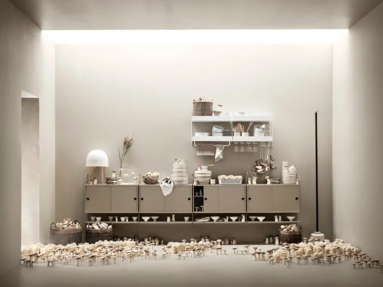 String Furniture String side panel 50 x 30 cm, 2-pack, white