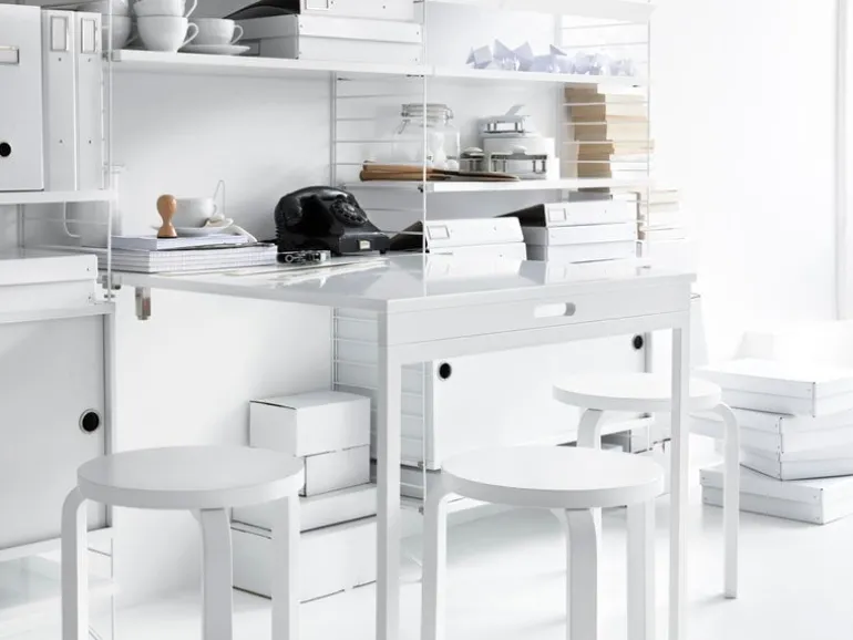 String Furniture String shelf 78 x 30 cm, 3-pack, white