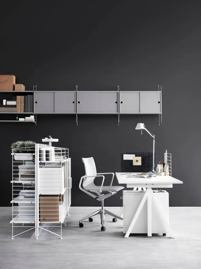 String Furniture String shelf 78 x 30 cm, 3-pack, white