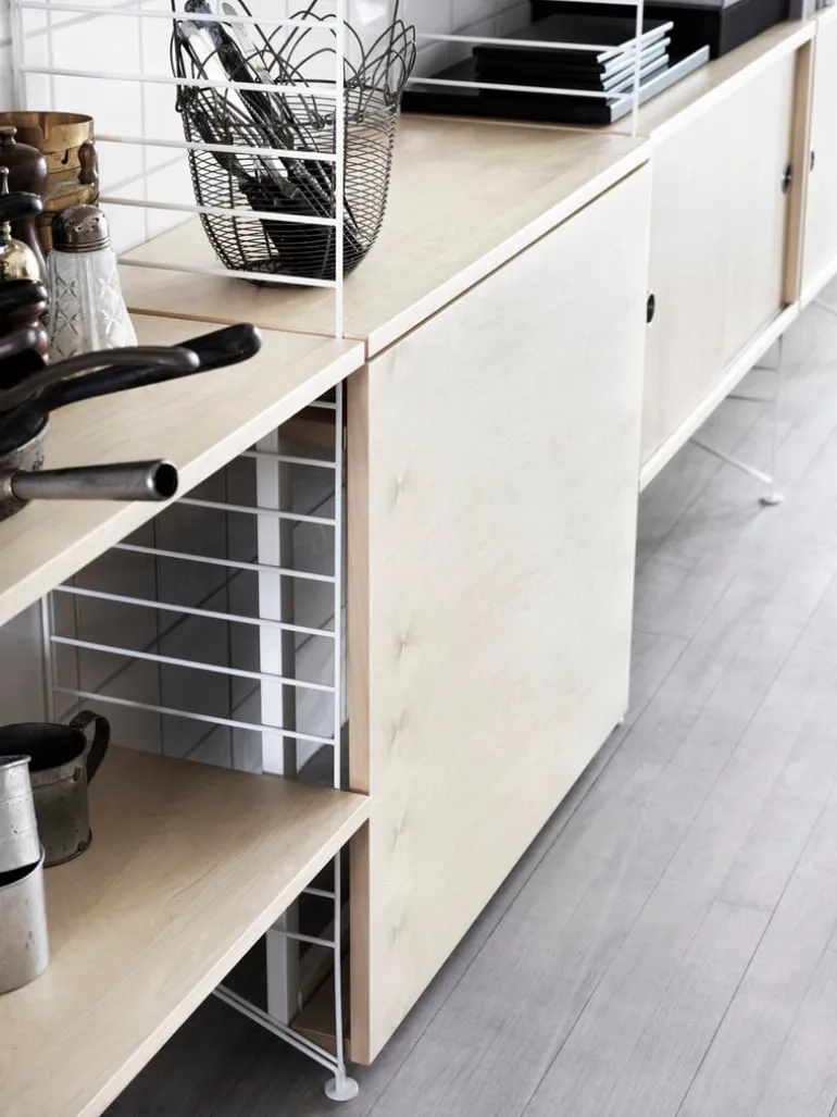 String Furniture String shelf 78 x 30 cm, 3-pack, white