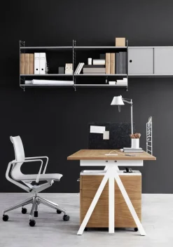 String Furniture String shelf 78 x 30 cm, 3-pack, white