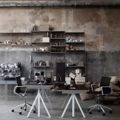 String Furniture String side panel 50 x 30 cm, 2-pack, grey