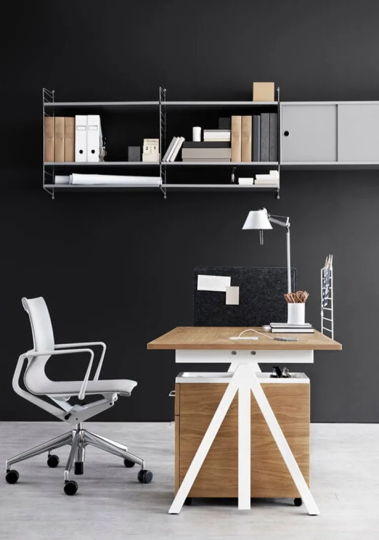 String Furniture String side panel 75 x 30 cm, 1-pack, grey