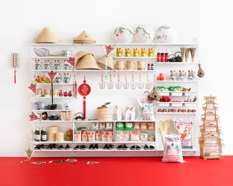 String Furniture String shelf 78 x 20 cm, 3-pack, white