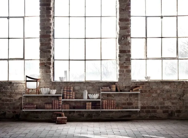 String Furniture String shelf 78 x 20 cm, 3-pack, white