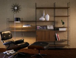 String Furniture String shelf 78 x 30 cm, 3-pack, walnut