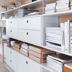 String Furniture String side panel 75 x 30 cm, 1-pack, white