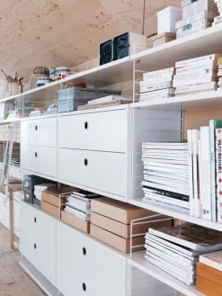 String Furniture String side panel 75 x 30 cm, 1-pack, white